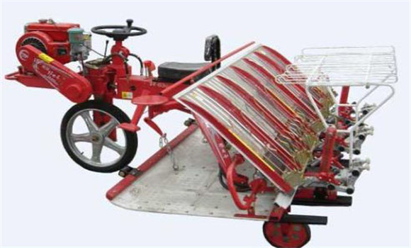 水稻插秧機購貨前的試運轉